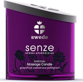 Swede® Massage Kaars Erotische Olie Glijmiddel 100% Natuurlijk  - grapefruit - 150ml