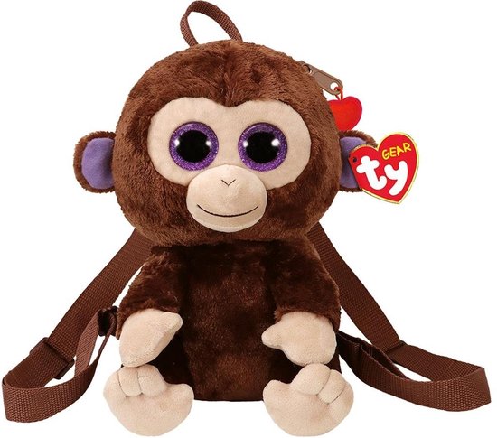 TY Fashion -  Coconut Monkey - 24 cm - Rugzak