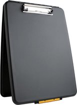 Seco klembord - A4 - zwart - met opbergvak - slimline - SE-SC1517-BLK