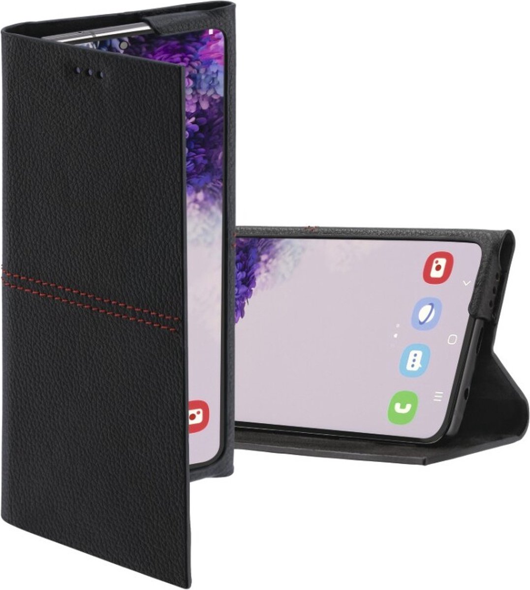 Hama Booklet Red Sensation No. 6 Voor Samsung Galaxy S20 (5G) Zwart/rood