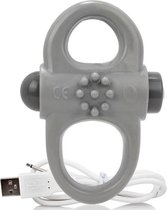 Penisring Cockring Siliconen Vibrators voor Mannen Penis sleeve - Grijs - Screaming O®