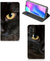 Beschermhoesje Xiaomi Mi Note 10 Lite Telefoonhoesje Zwarte Kat
