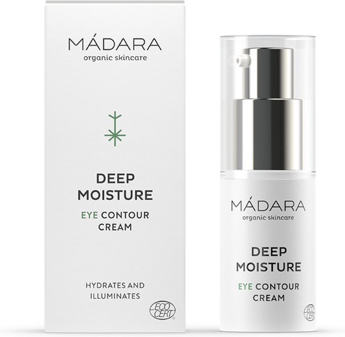 MÁDARA Deep Moisture Eye Cream 50ml - vermindert donkere kringen