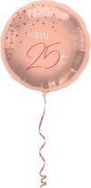 Folat - Folieballon 25 Jaar Elegant Lush Blush 45 cm