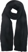 Clayre & Eef sjaal 28x200cm zwart