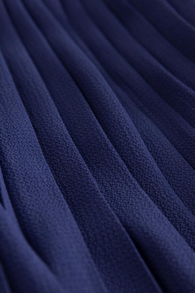 Sissy-Boy - Donkerblauwe plisse rok met lurex | bol.com
