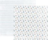 RP0338 It┬┤s a boy Collection - Giraffe Double-sided patterned paper 12x12 200 gsm