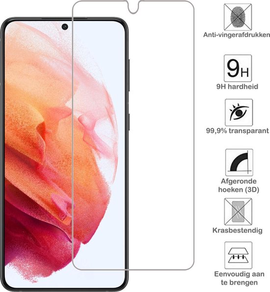 Screenprotector Geschikt voor Samsung S21 Plus Screenprotector Glas Gehard Tempered Glass - Screenprotector Geschikt voor Samsung Galaxy S21 Plus Screen Protector Screen Cover - 2 PACK