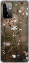 6F hoesje - geschikt voor Samsung Galaxy A72 -  Transparant TPU Case - Flower Buds #ffffff