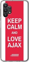 6F hoesje - geschikt voor Samsung Galaxy A32 5G -  Transparant TPU Case - AFC Ajax Keep Calm #ffffff
