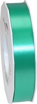 1x XL Hobby/decoratie turquoise satijnen sierlinten 2,5 cm/25 mm x 91 meter- Luxe kwaliteit - Cadeaulint satijnlint/ribbon