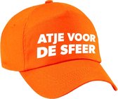 Atje voor de sfeer pet oranje voor dames en heren - atje voor de sfeer baseball cap -  EK WK / Koninsdag