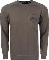 Superdry Heren Sweater - Surplus Goods - Goods Graphic Crew Sweatshirt - Groen