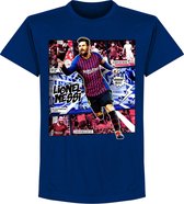 Messi Barcelona Comic T-Shirt - Navy - XL