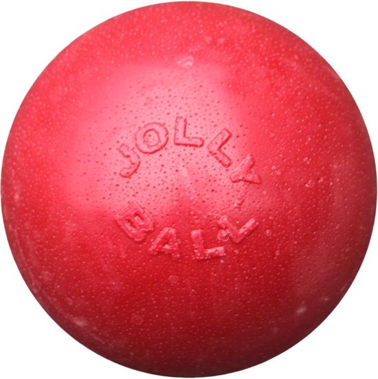 Jolly Ball Bounce-n Play - Ø 15 cm – Honden speelbal met frisse geur - De perfecte stuiterbal - Bijtbestendig – Rood