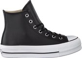 Converse Chuck Taylor All Star Lift Hi Hoge sneakers - Leren Sneaker - Dames - Zwart - Maat 37,5