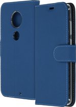 Accezz Wallet Softcase Booktype Motorola Moto G7 / G7 Plus hoesje - Donkerblauw