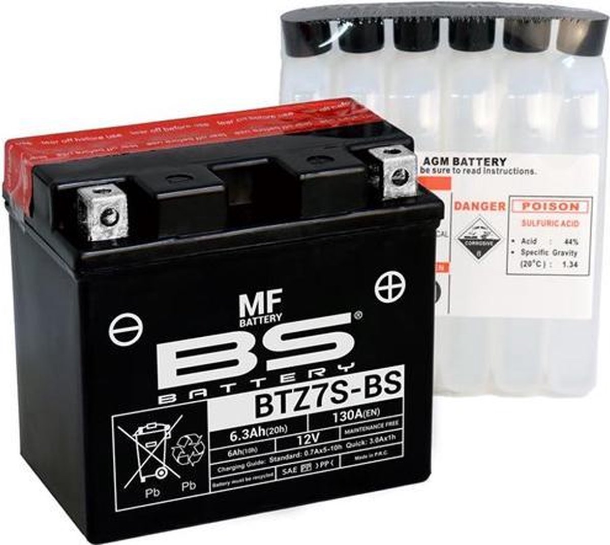 Bs Battery Btz7S-Bs / Ytz7S-Bs Accu