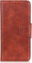 Shop4 - LG K52 Hoesje - Wallet Case Cabello Bruin