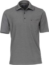 Casa Moda - Polo Donkergrijs - Regular-fit - Heren Poloshirt Maat 4XL