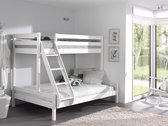 Vipack - PINO Martin familiebed Stapelbed Triple 3 - 140x200 - Wit - PISBMA14