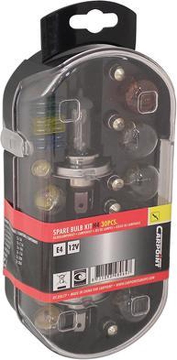 Carpoint 30-Delige Reservelampenset H4