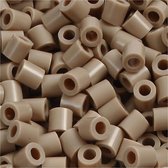 Foto kralen, afm 5x5 mm, gatgrootte 2,5 mm, medium, beige (6), 6000 stuk/ 1 doos