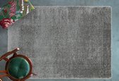 Hoogpolig Vloerkleed - Seron - Effen - 50mm Poolhoogte - Grijs - 160x230 cm