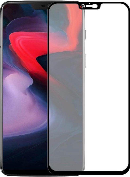 rouw Tekstschrijver Storen OnePlus 6 Screenprotector - Volledig dekkend - Tempered glass - Gehard glas  | bol.com