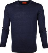 Suitable Merino Trui O-neck Navy - maat L