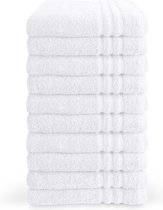 Byrklund handdoeken 50 x 100 - set van 10 - Hotelkwaliteit - Wit