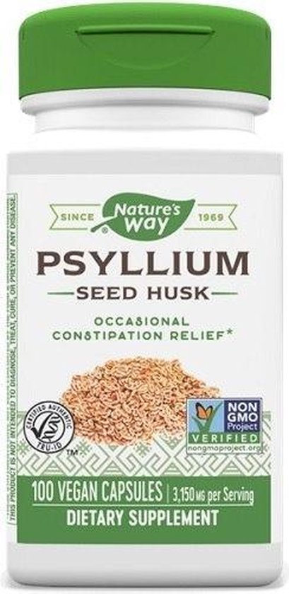 Psyllium Husk Nature's Way 100v-caps