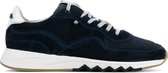 Floris van Bommel Mannen Leren Lage sneakers / Herenschoenen  16397 sue - Blauw - Maat 43.5