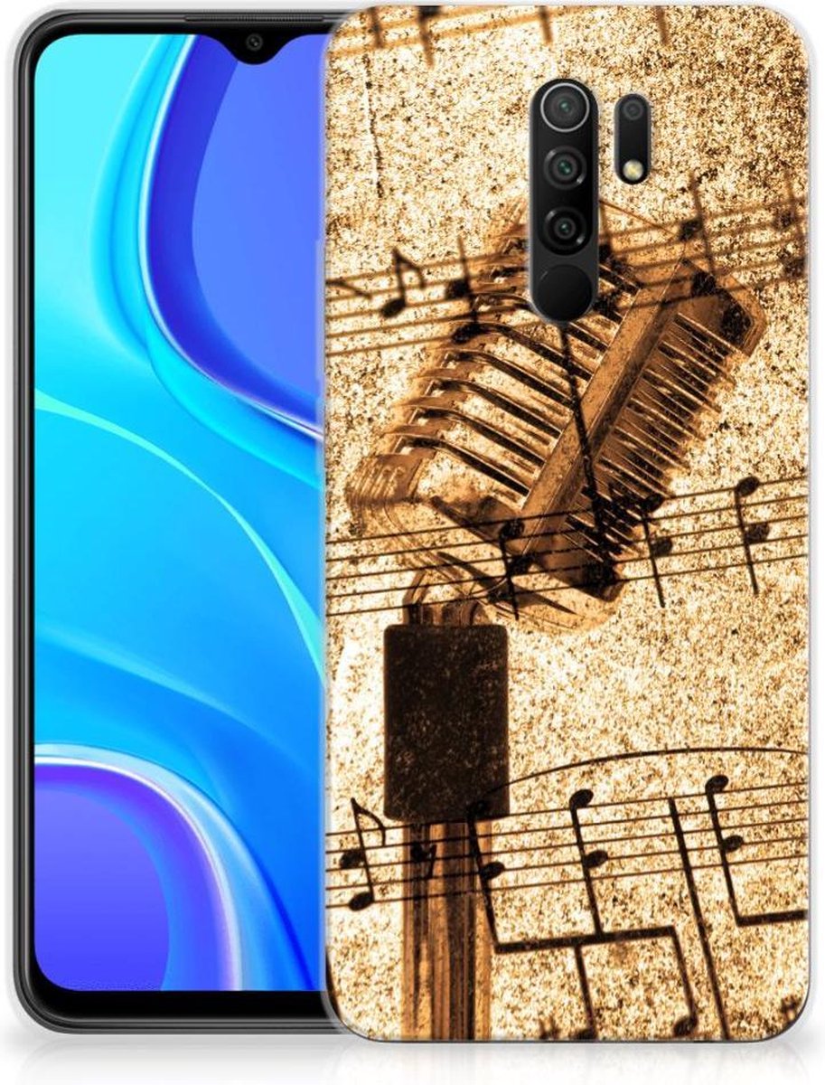Xiaomi Redmi 9 Siliconen Hoesje met foto Bladmuziek