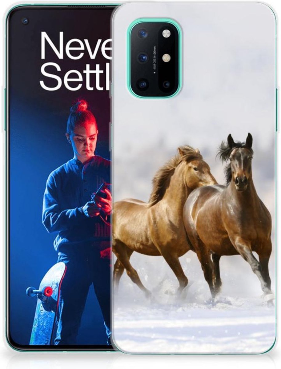 OnePlus 8T TPU Hoesje Paarden