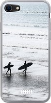 6F hoesje - geschikt voor iPhone 8 - Transparant TPU Case - Surfing #ffffff