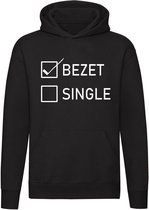 Ik ben bezet Hoodie | sweater | relatie | valentijnsdag | verkering |kado | trui | unisex | capuchon