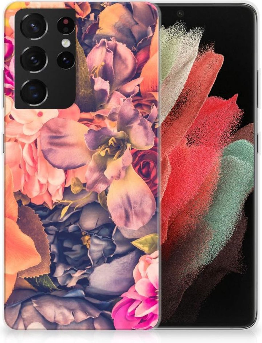 Samsung Galaxy S21 Ultra TPU Case Bosje Bloemen