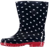 Xq Footwear Regenlaarzen Junior Rubber Zwart/rood Maat 24