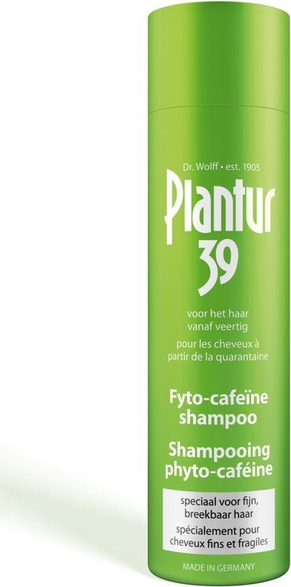 Plantur39 - Fijn en breekbaar haar - 250 ml - Cafeïne Shampoo