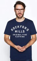 Rockford Mills Heren T-shirt Blauw - Maat S