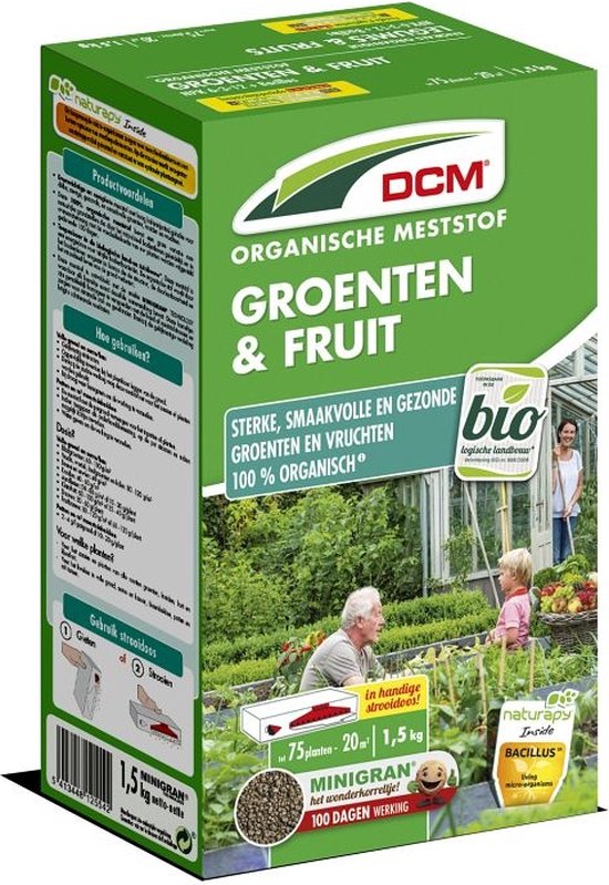 Organische meststof voor vaste planten en bodembedekkers in uw tuin