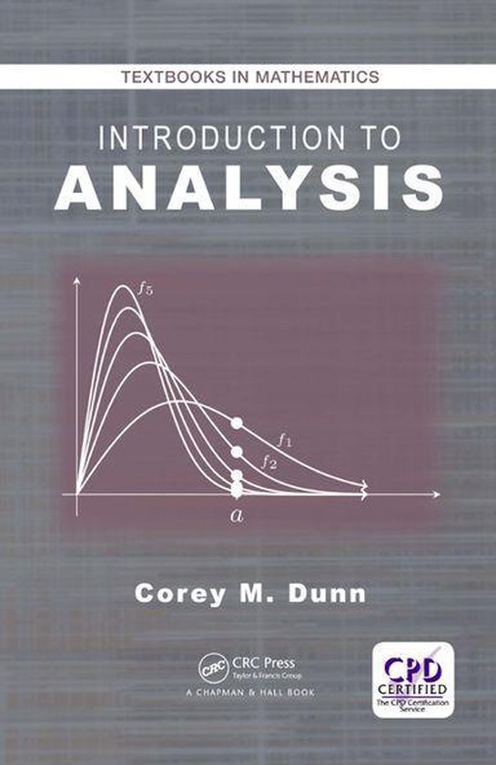 Textbooks in Mathematics - Introduction to Analysis - cover