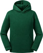 Russell Kinderen/Kinderen Authentieke Sweatshirt met kap (Fles groen)