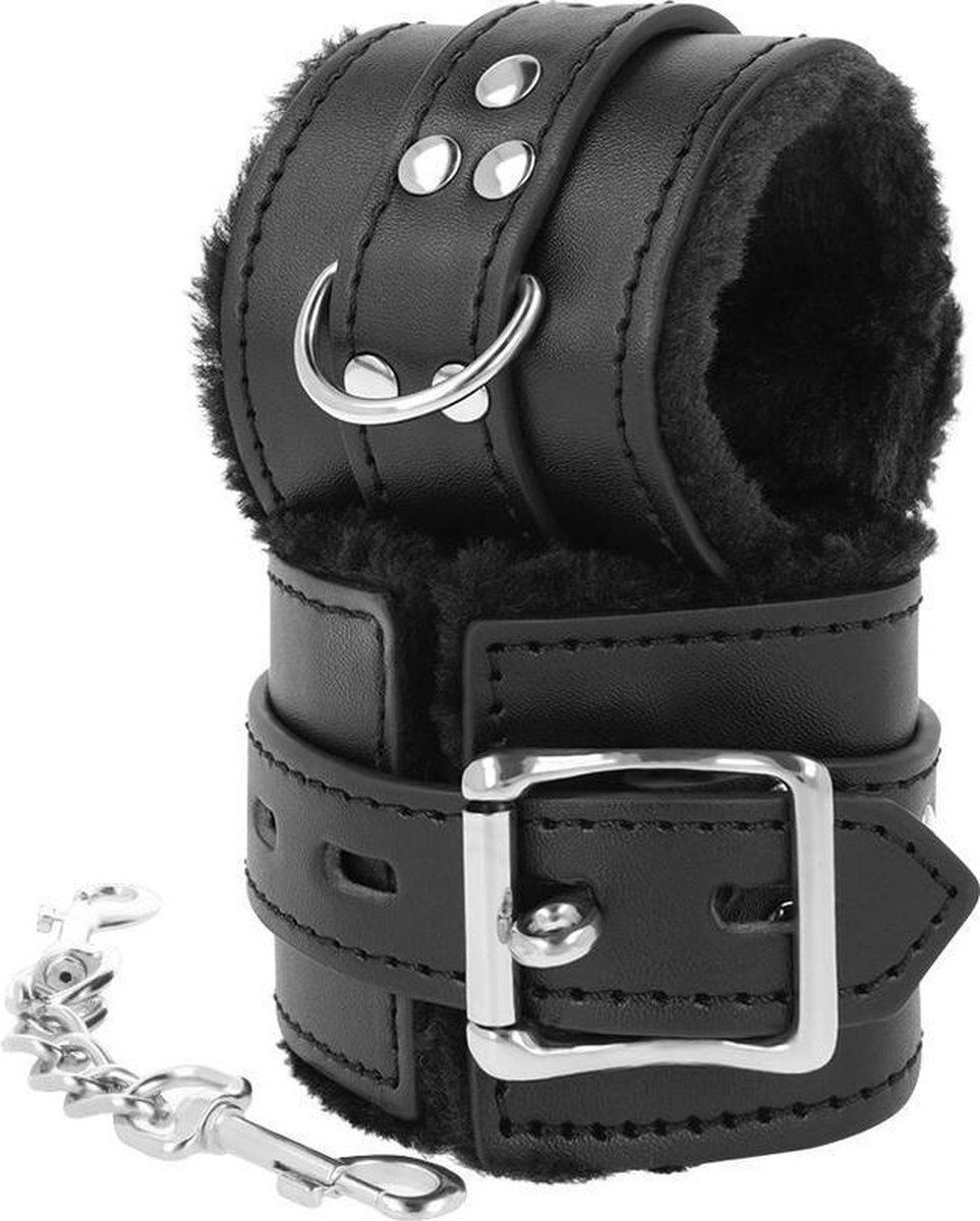 Goedkoopste DARKNESS BONDAGE | Dark Ness Love Cuffs, Wrist With Fur Black