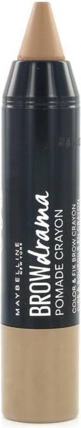 Maybelline Brow Drama Pomade Crayon Wenkbrauwpotlood - 1 Dark Blond