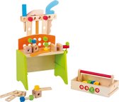 Houten werkbank kinderen - Werkbank Deluxe - werkbank speelgoed - houten speelgoed vanaf 3 jaar