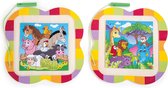 Puzzel Magnetic dieren lol - 2 Puzzels met 12 stukjes