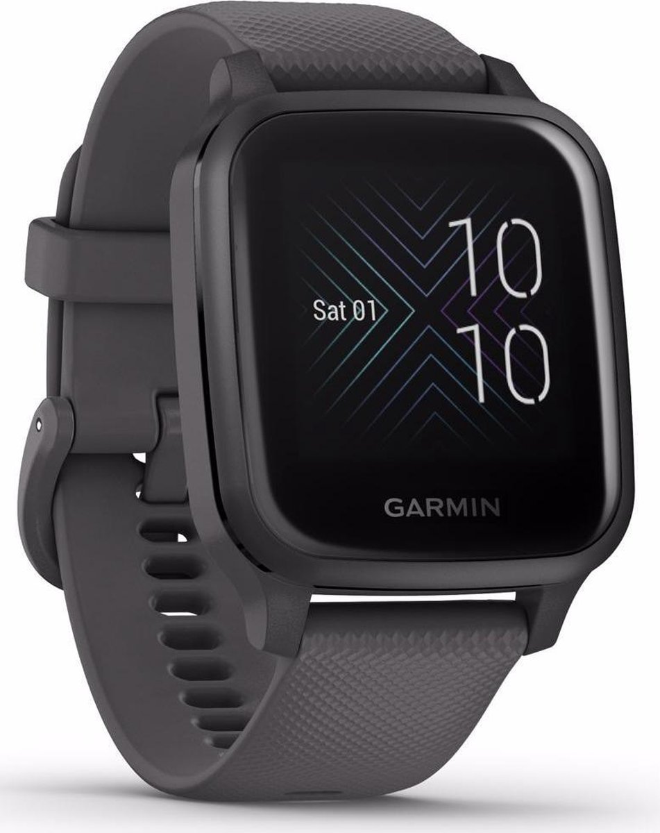 Garmin Venu Sq- Montre Connectée santé bien-être - GPS intégré,  Multisports, Cardio Poignet, Stockage Musique, Garmin Pay, Autonomie Longue  Durée – White / Slate - Cadran 40mm,Exclusivité  : :  High-Tech