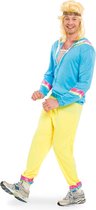 80's Trainingspak Man 3-delig- Verkleedkleding- Maat M/L